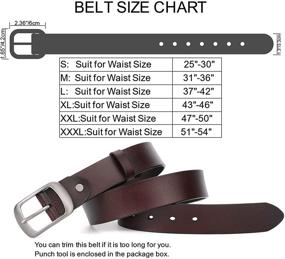 img 1 attached to 👗 WHIPPY Women's Accessories: Stylish Buckle Leather Belts for Fashionable Women
