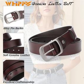 img 2 attached to 👗 WHIPPY Women's Accessories: Stylish Buckle Leather Belts for Fashionable Women