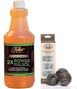 img 1 attached to Enhanced Fuller Brush Fulsol 2X Power Degreaser Kit with Stainless Steel Sponges for Superior Cleaning
