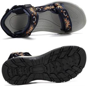 img 2 attached to EQUICK Sandals – 👣 Non-slip and Comfortable Athletic Women's Shoes