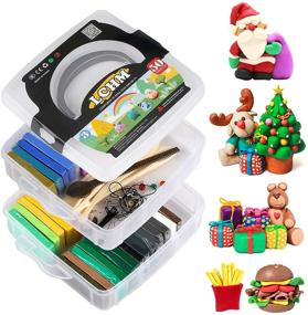 img 3 attached to 🎨 Polymer Clay 50 Colors: Nontoxic Oven Bake Clay Set for Modelling Crafts - Best Gift Idea for Kids