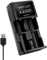 🔋 tenergy tn471u universal battery charger: lcd, li-ion/nimh/nicd, micro usb input, portable - 18650, 16340, 26650, aa, aaa and more logo