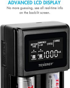 img 2 attached to 🔋 Tenergy TN471U Universal Battery Charger: LCD, Li-ion/NiMH/NiCD, Micro USB Input, Portable - 18650, 16340, 26650, AA, AAA and More