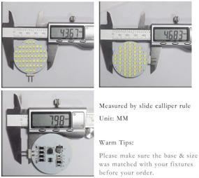 img 3 attached to 💡 Супер яркие теплые белые 12V-24V светодиодные лампы, упаковка из 2 штук - GRV G4 двухконтактные 48-2835 SMD для светильника кемпер-автодом, шкафа, потолочного светильника (AC/DC)