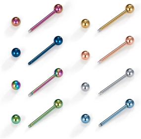 img 3 attached to 💎 Stylish Vcmart Surgical Piercing Straight Barbells for Women's Jewelry Collection