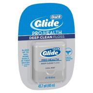 🌿 glide deep clean floss cool mint - extra-long 43.70 yards - pack of 2: enhance your oral care routine! logo