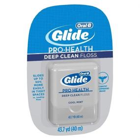 img 1 attached to 🌿 Glide Deep Clean Floss Cool Mint - Extra-Long 43.70 Yards - Pack of 2: Enhance Your Oral Care Routine!