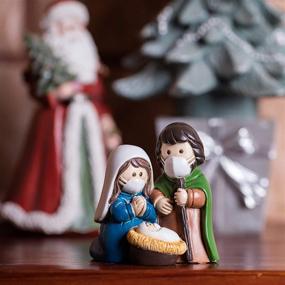 img 2 attached to Bring the Holy Family Home with Nativity 🎄 Sets: Perfect Christmas Indoor Decoration for Mantel or Window Sill
