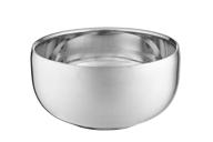 🪒 high-quality stainless steel shaving bowl for soap & cream. strong metal mug for wet shaving. essential addition to your shaving kit. double layer, smooth shave, unbreakable mug with heat insulation logo