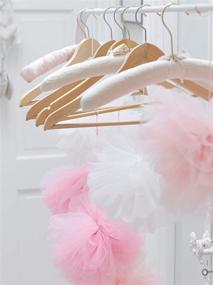 img 1 attached to 🎀 Talking Tables Pink & Gold Party Supplies: Decorations, Pom Poms - Ideal for Baby Shower, Girls' Party, 1st Birthday, Celebrations, and Room Décor