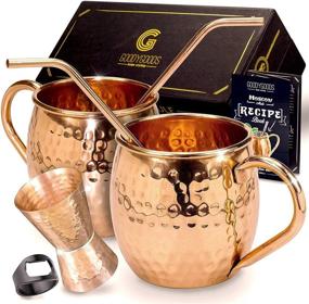 img 4 attached to 🍹 Copper Moscow Mule Mugs - Exquisitely Crafted for an Enchanting Experience in Moscow