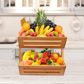 img 3 attached to 🥦 Hossejoy Storage Vegetable Countertop: The Perfect Solution for Organizing Your Fresh Vegetables