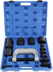 img 4 attached to Universal Ball Joint Repair Removal Tool Kit 🔧 - 8MILELAKE 21-Piece Set for Remover Installer Adapter Tools