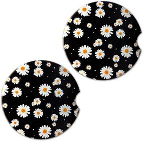 img 4 attached to Coasters HETERI Absorbent Ceramic Chrysanthemum