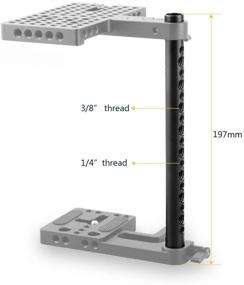 img 2 attached to Improved SmallRig 15mm Cheese Rod (M12) - Length 197 mm (1462)