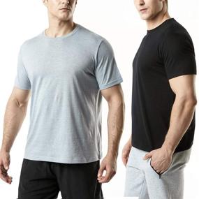 img 3 attached to Versatile Performance: TSLA FlexDri Running Active Cotton Men's Clothing