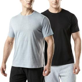 img 4 attached to Versatile Performance: TSLA FlexDri Running Active Cotton Men's Clothing