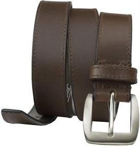 img 2 attached to 👖 Brown Casual Belt | Nickel-Free Option