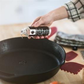 img 1 attached to Натуральное масло для приправки Cast Iron Sam для всех посуд из чугуна - 🍳 Очистите, смягчите и защитите ваши сковороды, сковороды, грили, гусятницы и воки