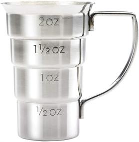 img 4 attached to 🍸 Barfly Stainless Steel 2 oz Drink Jigger with Handle (Model M37108)