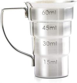 img 3 attached to 🍸 Barfly Stainless Steel 2 oz Drink Jigger with Handle (Model M37108)