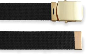 img 1 attached to Cargo Cotton Military Brass Buckle Men's Accessories and Belts