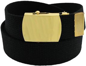 img 3 attached to Cargo Cotton Military Brass Buckle Men's Accessories and Belts