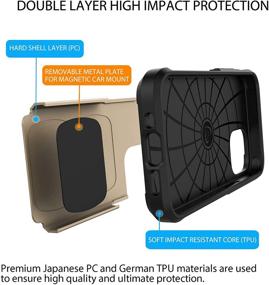 img 3 attached to Luvvitt Designed Removable Magnetic Included Portable Audio & Video