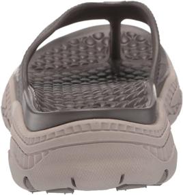 img 2 attached to Skechers USA Mens Flip Flop Taupe Men's Shoes