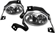 🔦 chrome fog light fl-hcrv10-ch for 10-11 honda crv cr-v by dna motoring logo