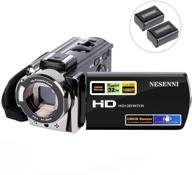 📷 full hd 1080p 15fps 24mp 3.0 inch 270 degree rotation lcd 16x digital zoom camcorder for youtube vlogging with 2 batteries (model 604s) logo