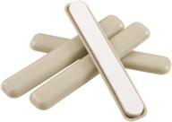 🪚 carpeted surface furniture sliders - self-stick (4 piece) 1/2" x 4" bar supersliders logo