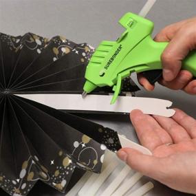 img 1 attached to 🔫 Surebonder Ultra Low Temperature Cool Shot Mini Glue Gun for Delicate Materials – Compact Size, 10 Watts, 12 Sticks Included (Plus Series KD-160FKIT)