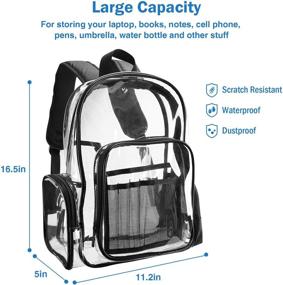 img 3 attached to 🎒 Transparent Security Sporting Backpacks