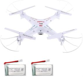 img 4 attached to ✈️ SYMA X5C-1 RC Quadcopter Bundle: Extra Batteries, Blades, Charger, and SD Card