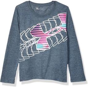 img 3 attached to 👕 Девочкам Under Armour UA Heart LS: Комфорт и стиль для активных девочек