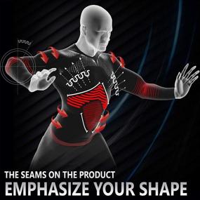 img 1 attached to ❄️ Warm Up this Winter with Self Pro Men's Thermal Compression Base Layer Top: Ultimate Cold Weather Athletic Gear