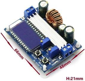 img 1 attached to 🔌 Цифровой преобразователь постоянного напряжения CenryKay с LCD вольтметром и амперметром - регулируемый 0,5V-30V, 3A.