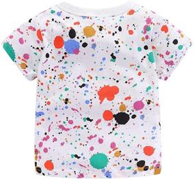 img 3 attached to Mud Kingdom Toddler T Shirts Colorful