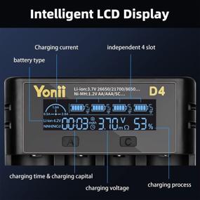 img 1 attached to Universal Intelligent Rechargeable Batteries Yonii