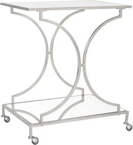 img 2 attached to 🍸 Safavieh Ignatius Silver Bar Cart: Elegant and Functional Home Collection