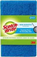 🧽 scotch-brite multi-purpose non-scratch scour pads - gentle cleaning, 2 pads (622) logo