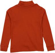 leveret cotton turtleneck uniform green boys' clothing logo