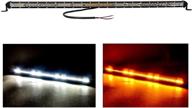 ultra slim osram led mini light bar: high output amber & white leds (30 inch) logo