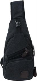 img 4 attached to 🎒 502 Canvas Crossbody Casual Shoulder Backpack with Enhanced SEO