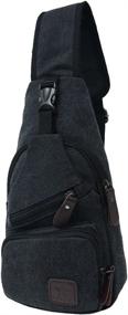 img 3 attached to 🎒 502 Canvas Crossbody Casual Shoulder Backpack with Enhanced SEO