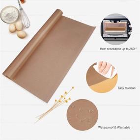 img 3 attached to 🔥 SS SHOVAN 3 PCS PTFE Teflon Sheets: Heat Press Transfers 16"x16" Non Stick, Reusable Craft Baking Mat