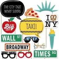 captivating fun with big dot of happiness new york - photo booth props kit, featuring 20 entertaining pieces! logo