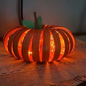 img 2 attached to 🎃 Светодиодные гирлянды Sanjicha Orange Super-Long Solar Halloween Lights: Осветите вашу вечеринку, сад, патио или дерево с помощью 200 светодиодных солнечных гирлянд, включая 8 режимов освещения.