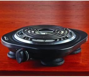 img 3 attached to 🔥 Brentwood TS-321BK - 1000w Single Electric Burner, Black - Enhanced for Better SEO